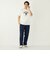 SHIPS Colors: TeddyBear(R) プリント & ステッチ Tシャツ◇