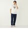 SHIPS Colors: TeddyBear(R) プリント & ステッチ Tシャツ◇