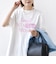 【SHIPS別注】81BRANCA:ロゴ 5分袖 TEE