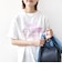 【SHIPS別注】81BRANCA:ロゴ 5分袖 TEE