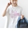【SHIPS別注】81BRANCA:ロゴ 5分袖 TEE