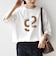 【SHIPS別注】81BRANCA:ロゴ 5分袖 TEE