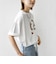 【SHIPS別注】81BRANCA:ロゴ 5分袖 TEE