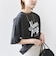 【SHIPS別注】81BRANCA:ロゴ 5分袖 TEE