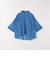 quaranciel:〈手洗い可能〉シアー ストライプ ボーダー ビッグ シャツ