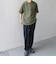 SHIPS any:〈洗濯機可能〉リネンライク セミワイド パンツ(セットアップ対応) 25SS◇