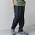 SHIPS any:〈洗濯機可能〉リネンライク セミワイド パンツ(セットアップ対応) 25SS◇