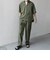 SHIPS any:〈洗濯機可能〉リネンライク セミワイド パンツ(セットアップ対応) 25SS◇