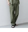 SHIPS any:〈洗濯機可能〉リネンライク セミワイド パンツ(セットアップ対応) 25SS◇