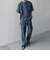 SHIPS any:〈洗濯機可能〉リネンライク セミワイド パンツ(セットアップ対応) 25SS◇