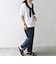SHIPS any:〈洗濯機可能〉リネンライク セミワイド パンツ(セットアップ対応) 25SS◇