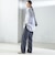 SHIPS Primary Navy Label:コットン タイプライター ビッグ シャツ