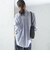 SHIPS Primary Navy Label:コットン タイプライター ビッグ シャツ