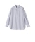 SHIPS Primary Navy Label:コットン タイプライター ビッグ シャツ