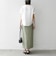 【WEB限定/SHIPS any別注】THE KNiTS:〈洗濯機可能〉ラウンドヘム プリント ショート TEE