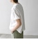 【WEB限定/SHIPS any別注】THE KNiTS:〈洗濯機可能〉ラウンドヘム プリント ショート TEE