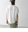 【WEB限定/SHIPS any別注】THE KNiTS:〈洗濯機可能〉ラウンドヘム プリント ショート TEE