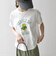 【WEB限定/SHIPS any別注】THE KNiTS:〈洗濯機可能〉ラウンドヘム プリント ショート TEE