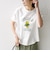 【WEB限定/SHIPS any別注】THE KNiTS:〈洗濯機可能〉ラウンドヘム プリント ショート TEE