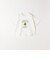 【WEB限定/SHIPS any別注】THE KNiTS:〈洗濯機可能〉ラウンドヘム プリント ショート TEE