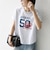 【WEB限定/SHIPS any別注】THE KNiTS:〈洗濯機可能〉ラウンドヘム プリント ショート TEE
