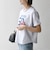 【WEB限定/SHIPS any別注】THE KNiTS:〈洗濯機可能〉ラウンドヘム プリント ショート TEE