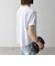【WEB限定/SHIPS any別注】THE KNiTS:〈洗濯機可能〉ラウンドヘム プリント ショート TEE