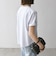 【WEB限定/SHIPS any別注】THE KNiTS:〈洗濯機可能〉ラウンドヘム プリント ショート TEE