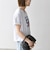 【WEB限定/SHIPS any別注】THE KNiTS:〈洗濯機可能〉ラウンドヘム プリント ショート TEE
