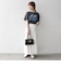 【WEB限定/SHIPS any別注】THE KNiTS:〈洗濯機可能〉ラウンドヘム プリント ショート TEE