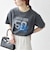 【WEB限定/SHIPS any別注】THE KNiTS:〈洗濯機可能〉ラウンドヘム プリント ショート TEE