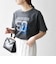 【WEB限定/SHIPS any別注】THE KNiTS:〈洗濯機可能〉ラウンドヘム プリント ショート TEE