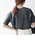 【WEB限定/SHIPS any別注】THE KNiTS:〈洗濯機可能〉ラウンドヘム プリント ショート TEE