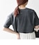 【WEB限定/SHIPS any別注】THE KNiTS:〈洗濯機可能〉ラウンドヘム プリント ショート TEE