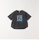 【WEB限定/SHIPS any別注】THE KNiTS:〈洗濯機可能〉ラウンドヘム プリント ショート TEE