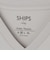 SHIPS Colors:〈接触冷感〉シルケット コットン Vネック TEE◇