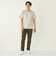 SHIPS Colors:〈接触冷感〉シルケット コットン Vネック TEE◇