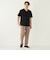 SHIPS Colors:〈接触冷感〉シルケット コットン Vネック TEE◇