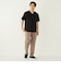 SHIPS Colors:〈接触冷感〉シルケット コットン Vネック TEE◇