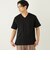 SHIPS Colors:〈接触冷感〉シルケット コットン Vネック TEE◇