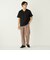 SHIPS Colors:〈接触冷感〉シルケット コットン Vネック TEE◇
