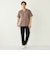 SHIPS Colors:〈接触冷感〉シルケット コットン Vネック TEE◇