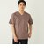 SHIPS Colors:〈接触冷感〉シルケット コットン Vネック TEE◇