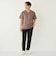 SHIPS Colors:〈接触冷感〉シルケット コットン Vネック TEE◇
