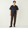 SHIPS Colors:〈接触冷感〉シルケット コットン Vネック TEE◇