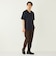 SHIPS Colors:〈接触冷感〉シルケット コットン Vネック TEE◇
