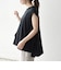 〈接触冷感/汗染み防止加工/洗濯機可能〉Aライン フレンチスリーブ TEE
