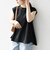 〈接触冷感/汗染み防止加工/洗濯機可能〉Aライン フレンチスリーブ TEE