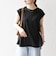 〈接触冷感/汗染み防止加工/洗濯機可能〉Aライン フレンチスリーブ TEE