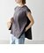 〈接触冷感/汗染み防止加工/洗濯機可能〉Aライン フレンチスリーブ TEE
